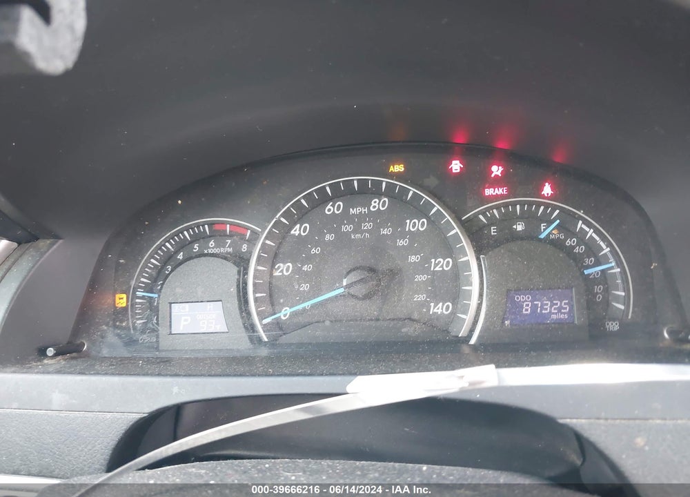 2012 TOYOTA CAMRY LE VIN: 4T4BF1FK3CR212895