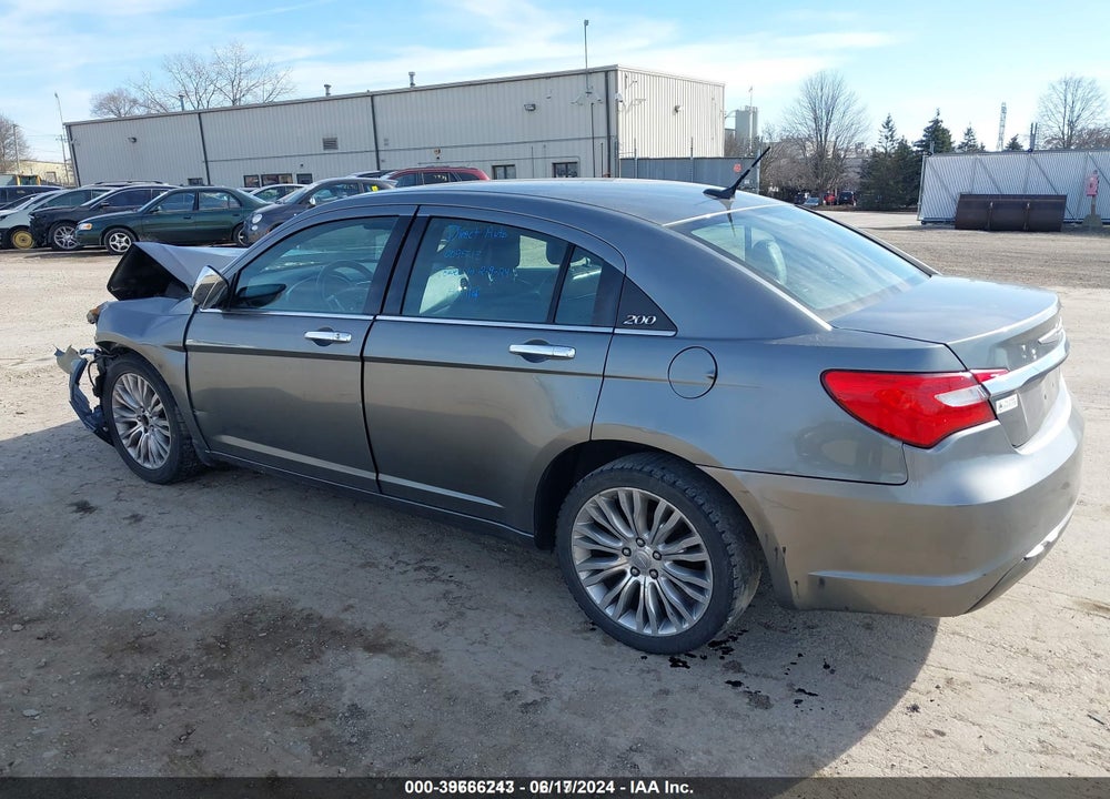 2012 CHRYSLER 200 LIMITED VIN: 1C3CCBCG1CN327110