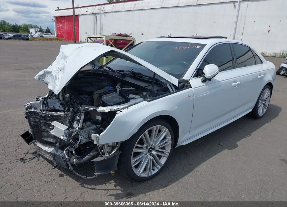 2018 AUDI A4 2.0T PREMIUM VIN: WAUFNAF41JA005938