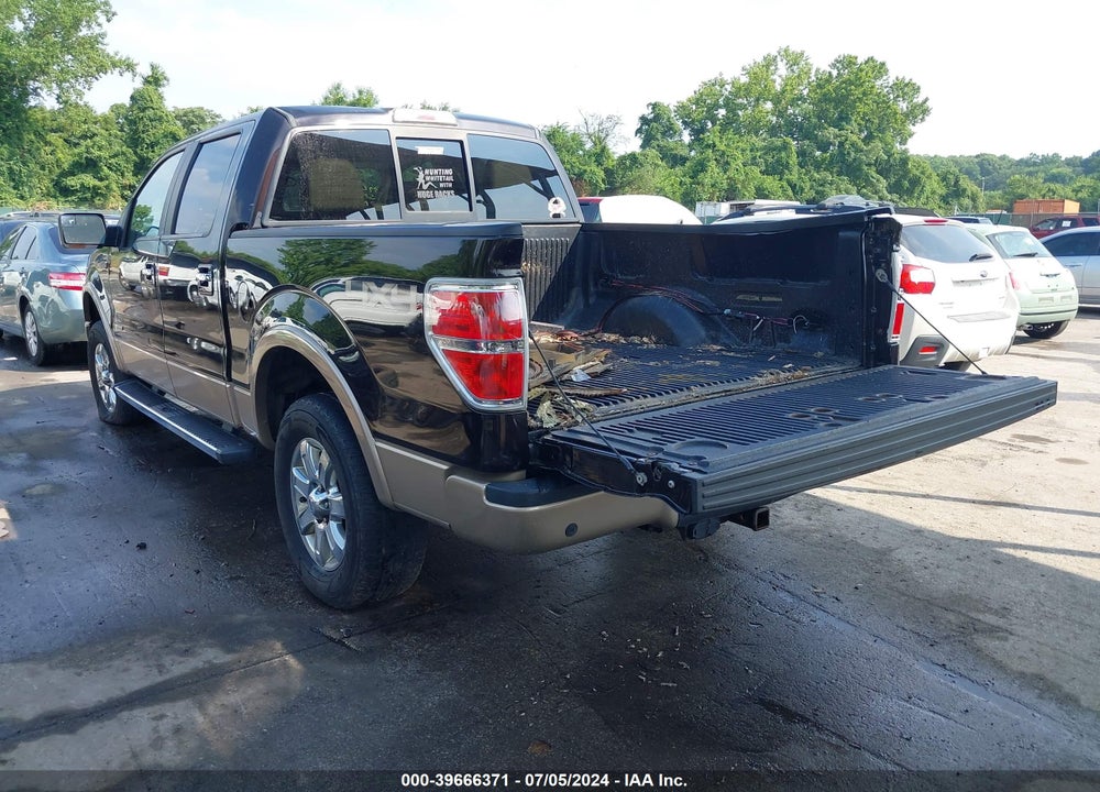 2013 FORD F-150 LARIAT VIN: 1FTFW1ET4DKF50572