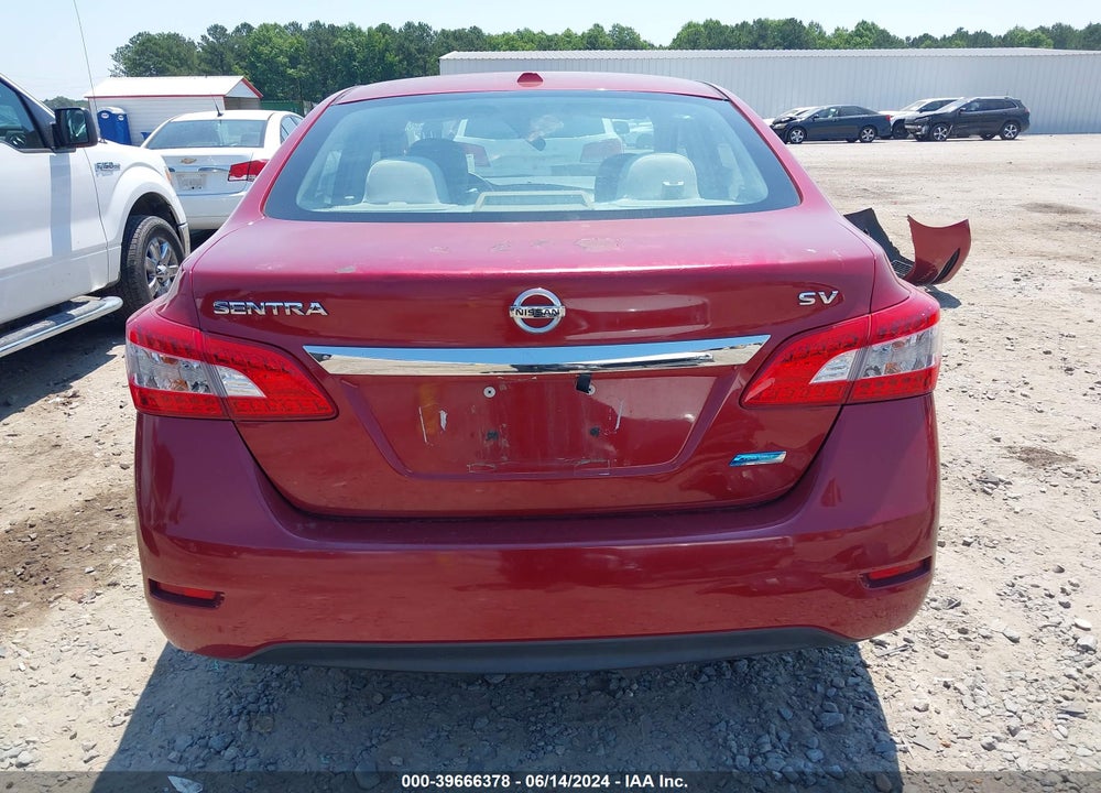 2013 NISSAN SENTRA SV VIN: 3N1AB7AP9DL673996