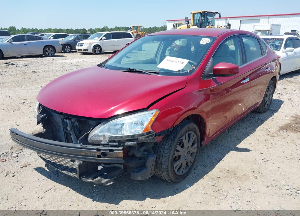 2013 NISSAN SENTRA SV VIN: 3N1AB7AP9DL673996