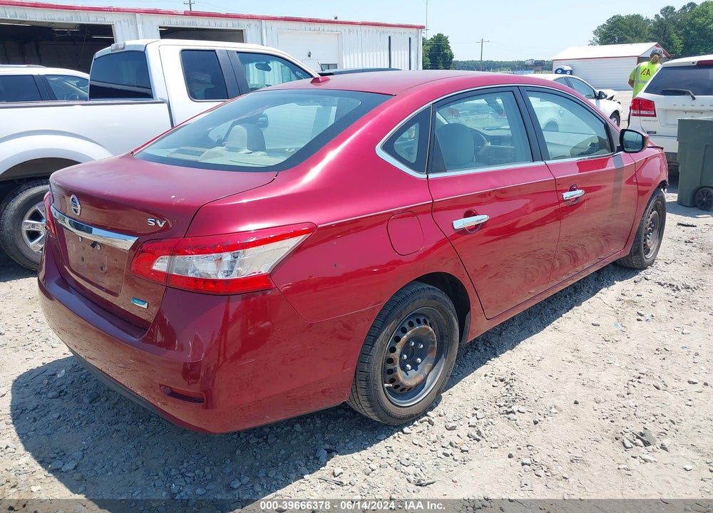 2013 NISSAN SENTRA SV VIN: 3N1AB7AP9DL673996