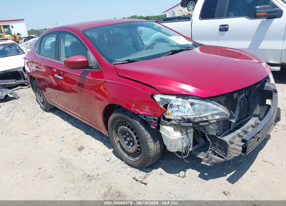 2013 NISSAN SENTRA SV VIN: 3N1AB7AP9DL673996