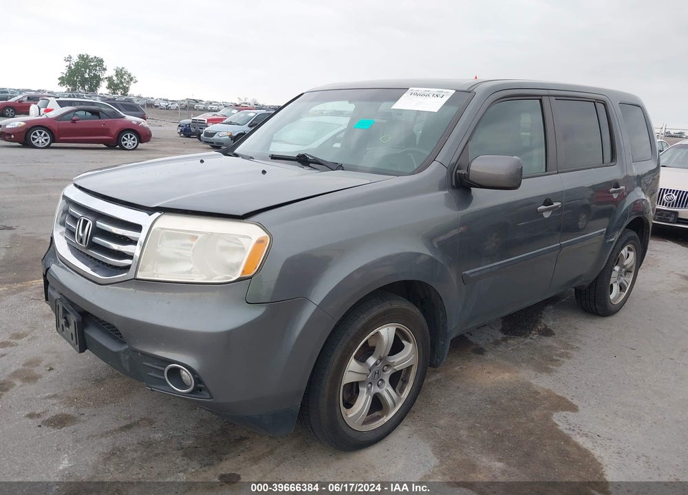 2013 HONDA PILOT EX-L VIN: 5FNYF4H59DB009814