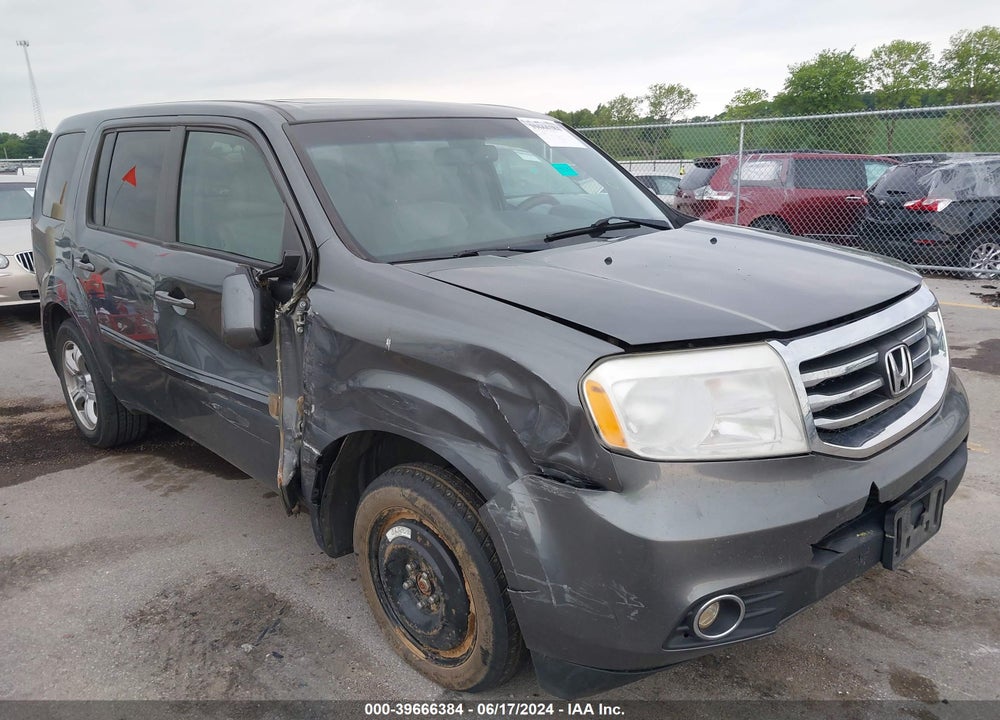 2013 HONDA PILOT EX-L VIN: 5FNYF4H59DB009814