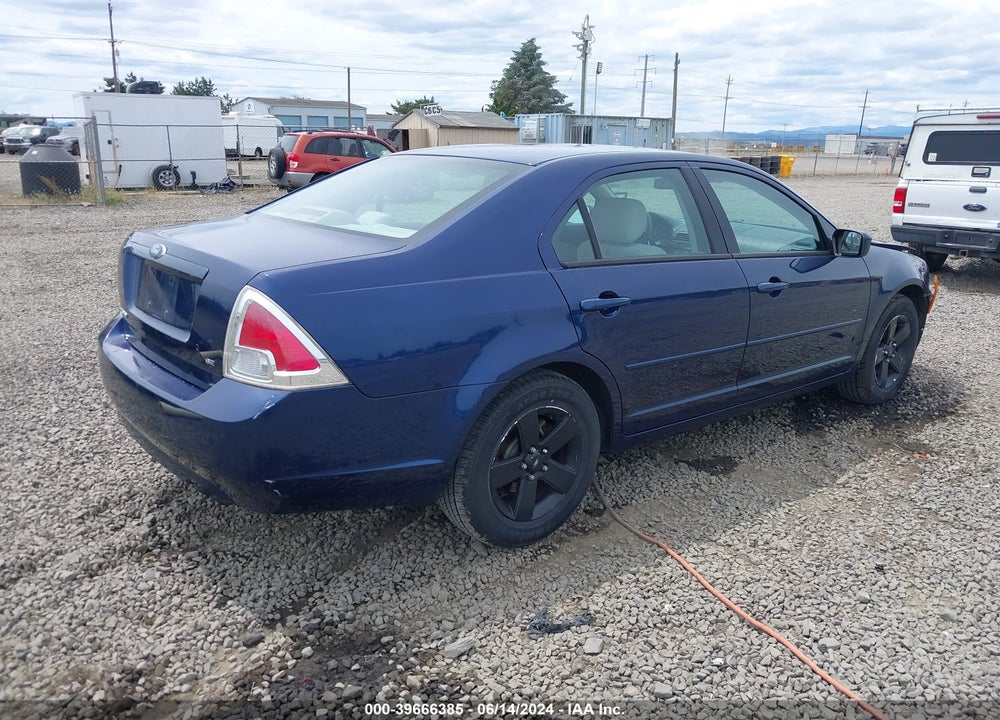 2006 FORD FUSION SE VIN: 3FAHP07ZX6R180508