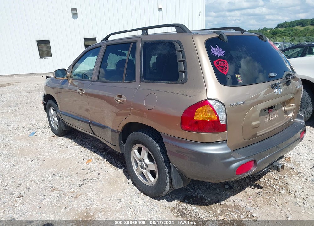 2004 HYUNDAI SANTA FE VIN: KM8SB12B74U690587