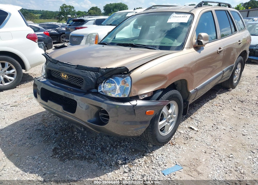 2004 HYUNDAI SANTA FE VIN: KM8SB12B74U690587