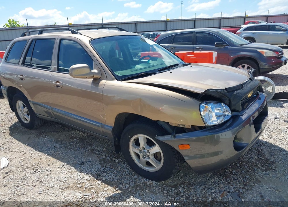 2004 HYUNDAI SANTA FE VIN: KM8SB12B74U690587