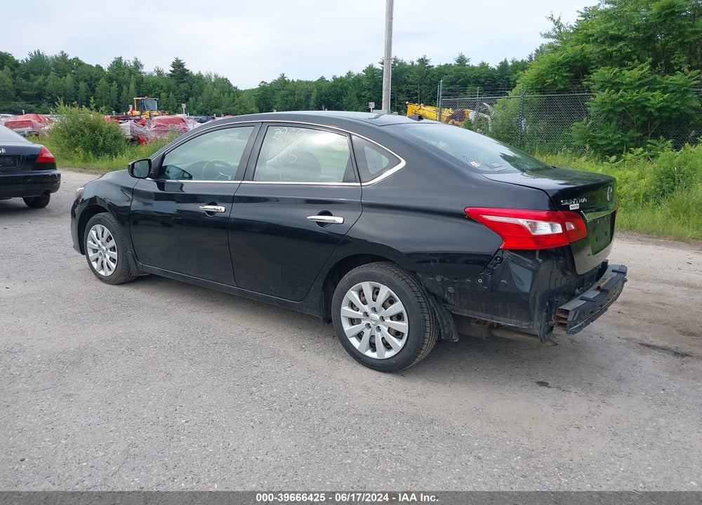 2017 NISSAN SENTRA SV VIN: 3N1AB7AP8HY338219