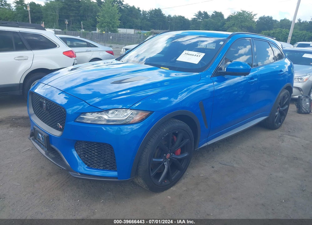 2020 JAGUAR F-PACE SVR P550 AWD AUTOMATIC VIN: SADCZ2EE8LA621427