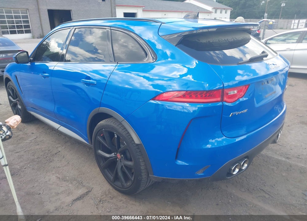 2020 JAGUAR F-PACE SVR P550 AWD AUTOMATIC VIN: SADCZ2EE8LA621427