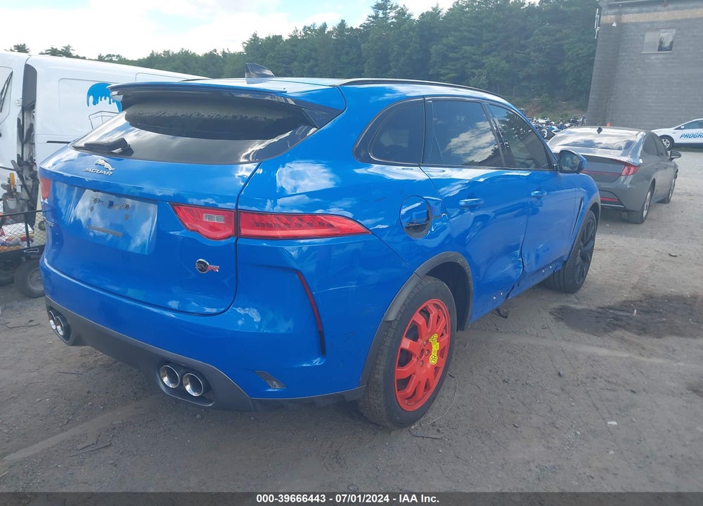 2020 JAGUAR F-PACE SVR P550 AWD AUTOMATIC VIN: SADCZ2EE8LA621427