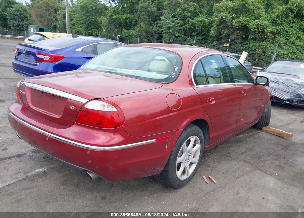 2006 JAGUAR S-TYPE 4.2L V8 VIN: SAJWA01B96HN59971