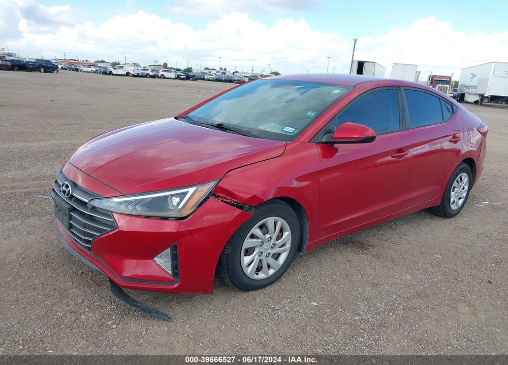 2019 HYUNDAI ELANTRA SE VIN: 5NPD74LF6KH461889