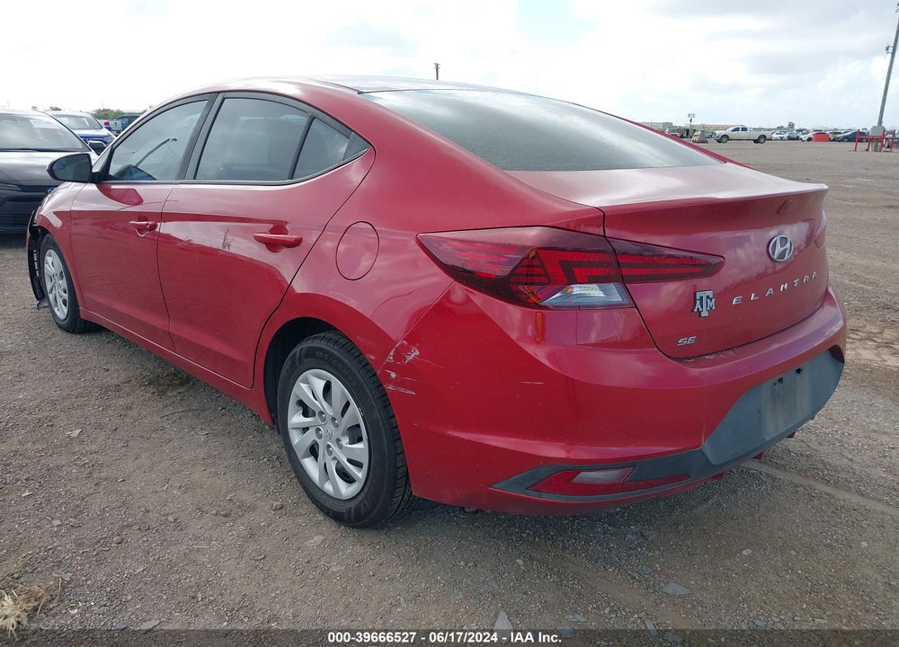 2019 HYUNDAI ELANTRA SE VIN: 5NPD74LF6KH461889