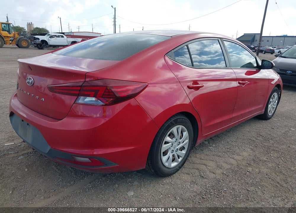 2019 HYUNDAI ELANTRA SE VIN: 5NPD74LF6KH461889