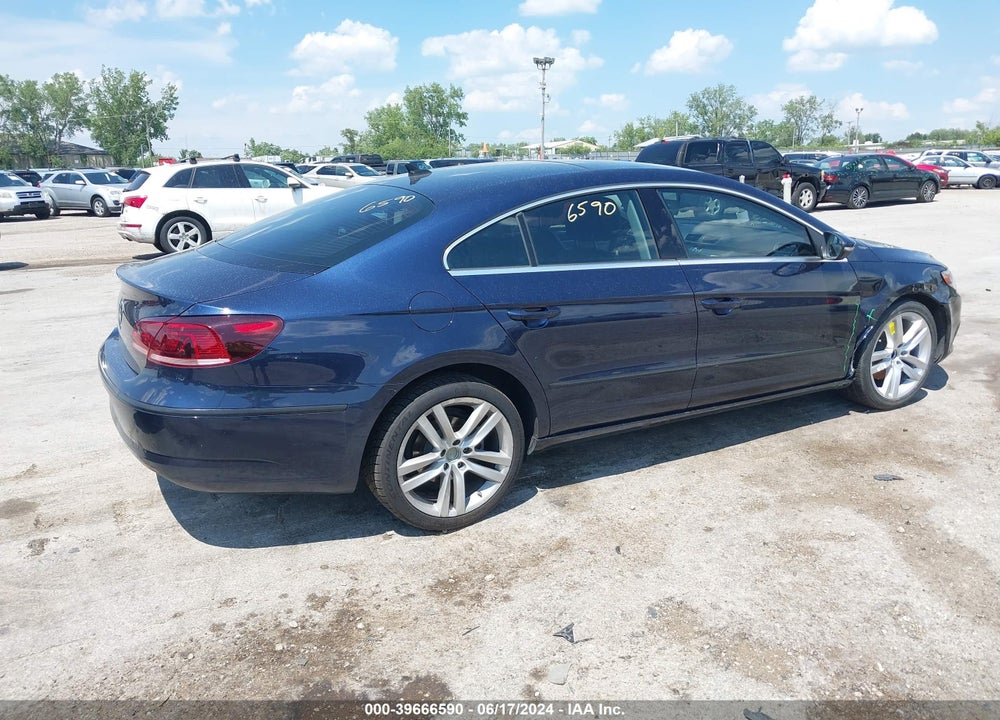 2013 VOLKSWAGEN CC 2.0T LUX VIN: WVWRN7AN3DE505468