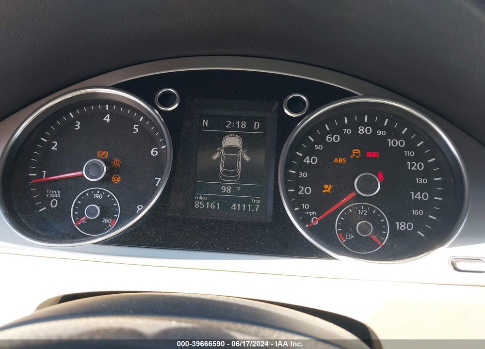 2013 VOLKSWAGEN CC 2.0T LUX VIN: WVWRN7AN3DE505468