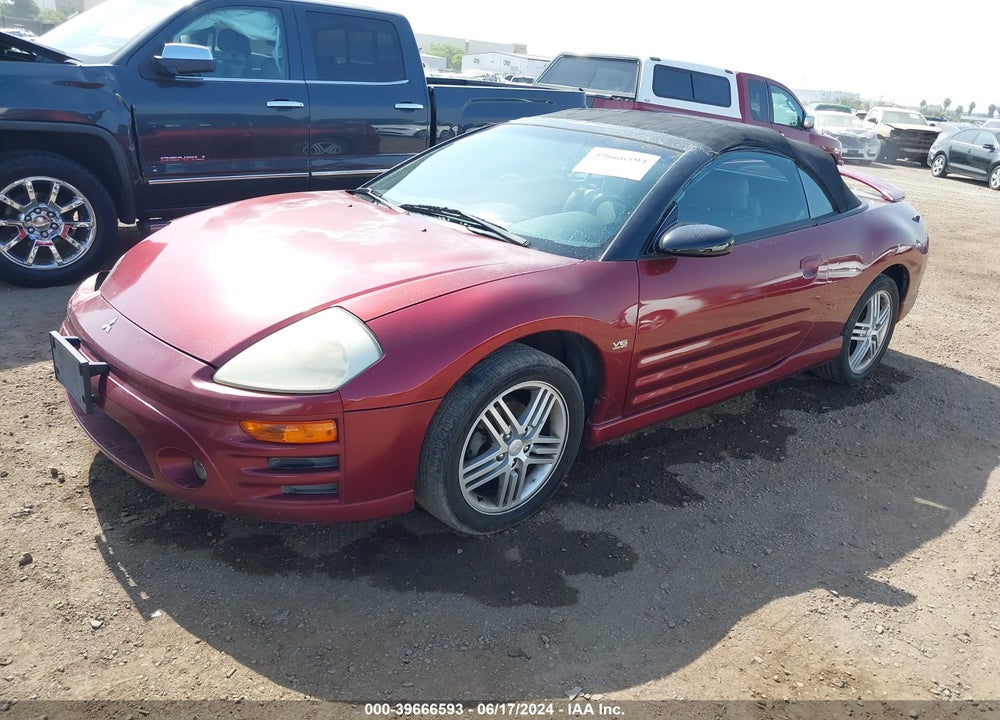 2003 MITSUBISHI ECLIPSE SPYDER GT VIN: 4A3AE55H73E068527