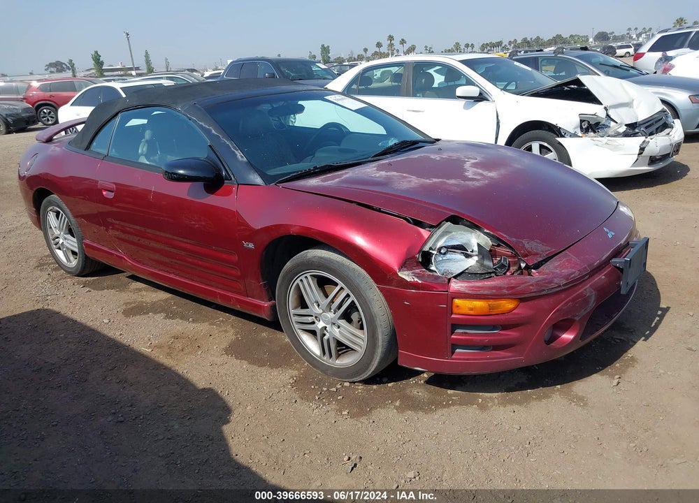 2003 MITSUBISHI ECLIPSE SPYDER GT VIN: 4A3AE55H73E068527