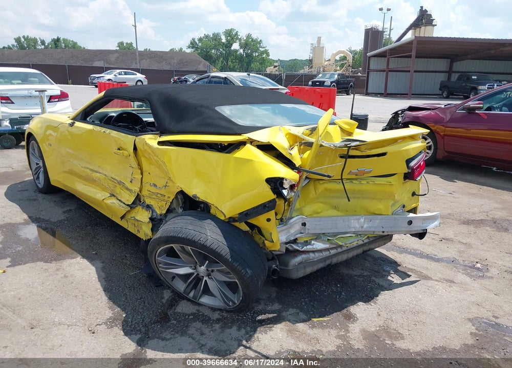 2017 CHEVROLET CAMARO 1LT VIN: 1G1FB3DS8H0196470