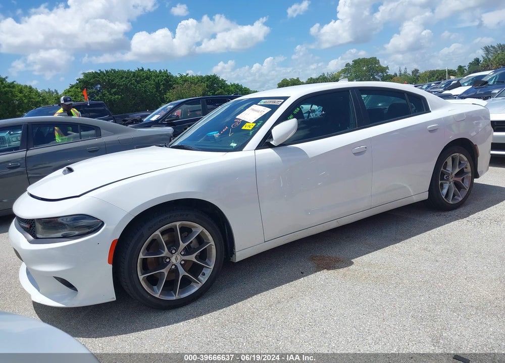 2022 DODGE CHARGER GT RWD VIN: 2C3CDXHG1NH152887