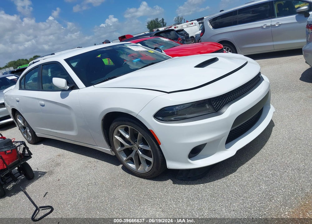 2022 DODGE CHARGER GT RWD VIN: 2C3CDXHG1NH152887