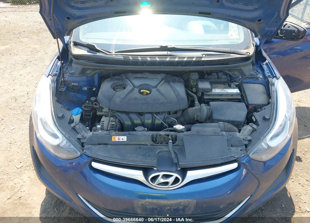 2016 HYUNDAI ELANTRA SE VIN: 5NPDH4AE1GH733554