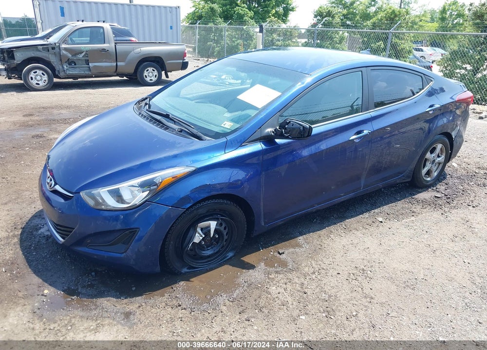 2016 HYUNDAI ELANTRA SE VIN: 5NPDH4AE1GH733554