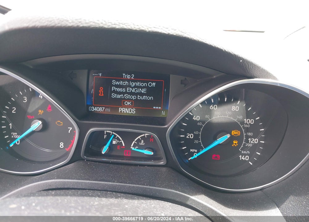 2019 FORD ESCAPE TITANIUM VIN: 1FMCU0J91KUC29373