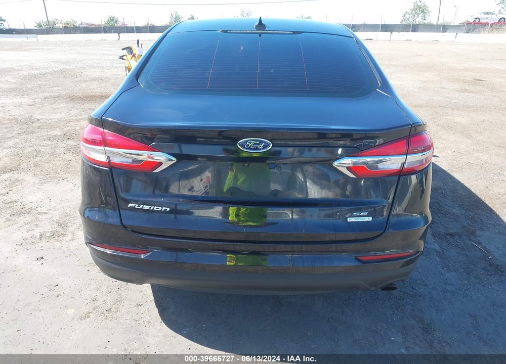 2019 FORD FUSION SE VIN: 3FA6P0HD1KR284759