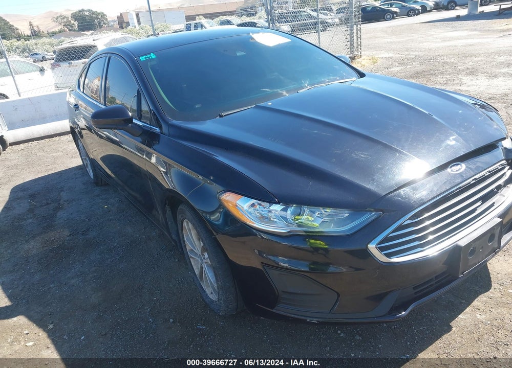 2019 FORD FUSION SE VIN: 3FA6P0HD1KR284759