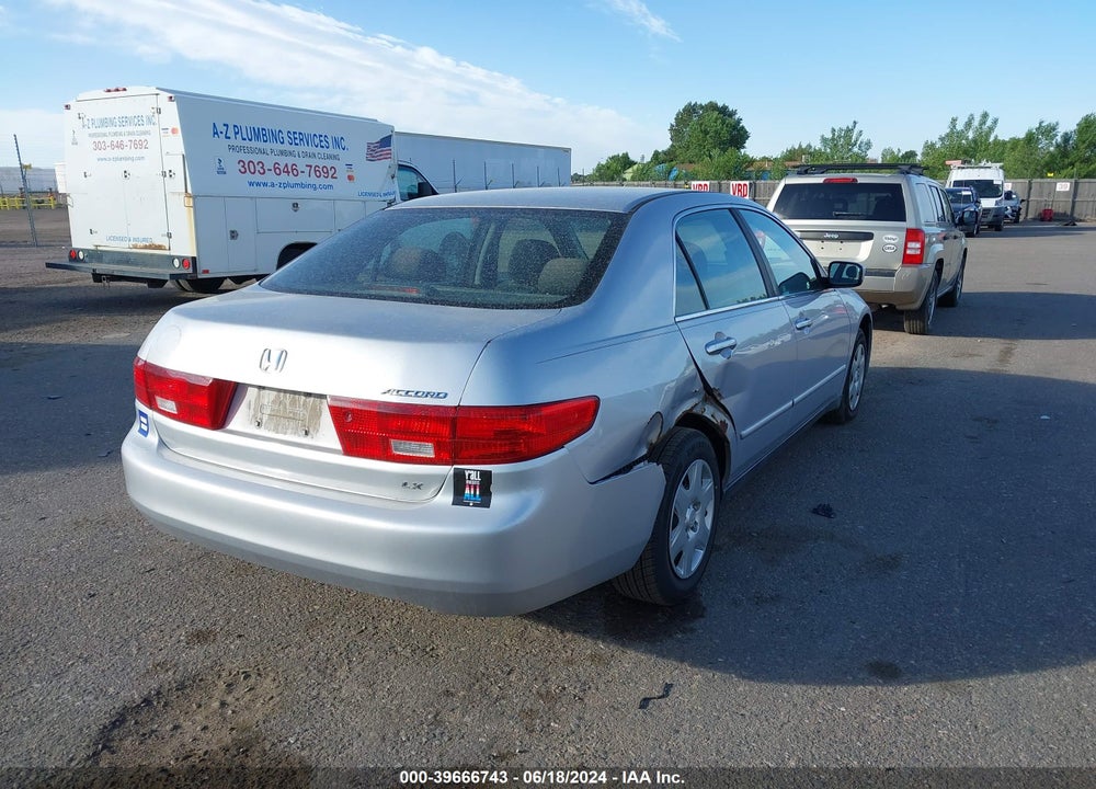2005 HONDA ACCORD 2.4 LX VIN: 1HGCM564X5A014600