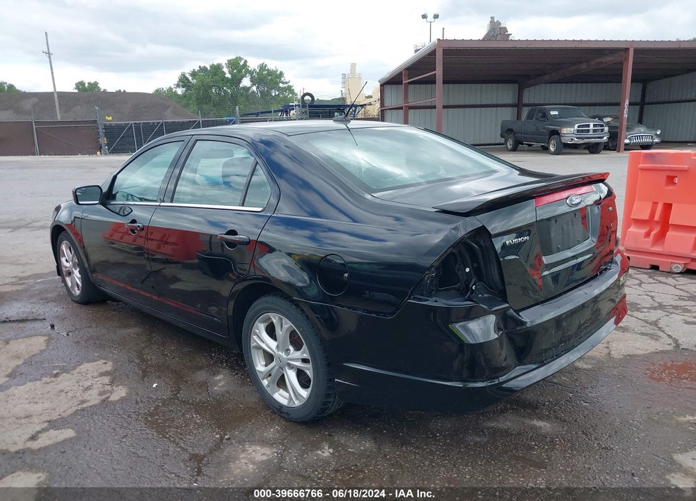 2012 FORD FUSION SE VIN: 3FAHP0HA0CR121780