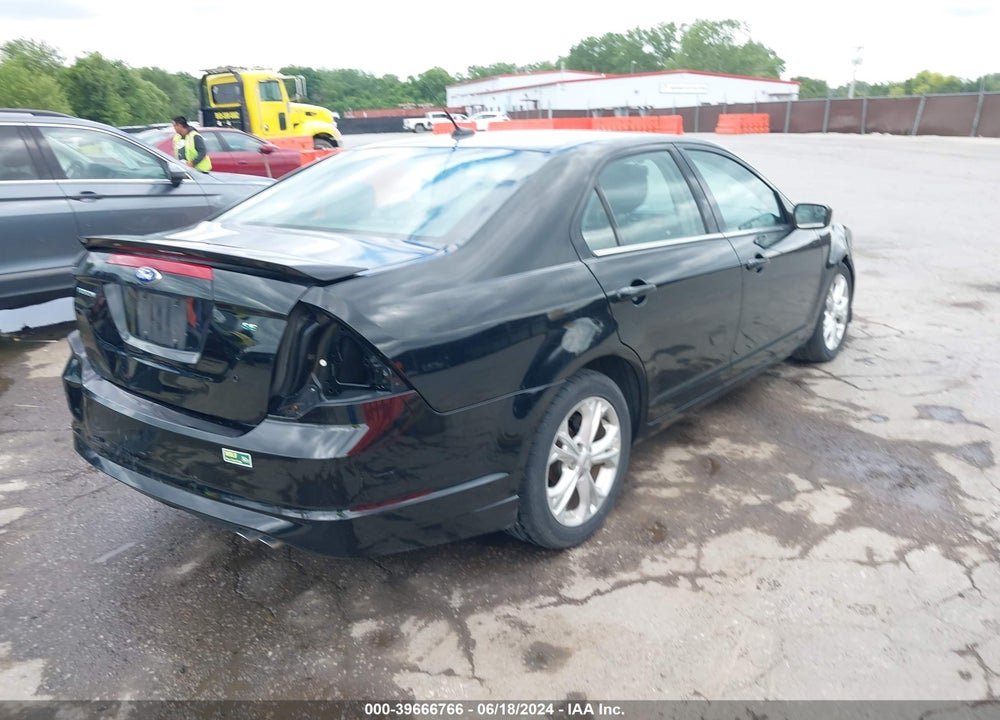 2012 FORD FUSION SE VIN: 3FAHP0HA0CR121780