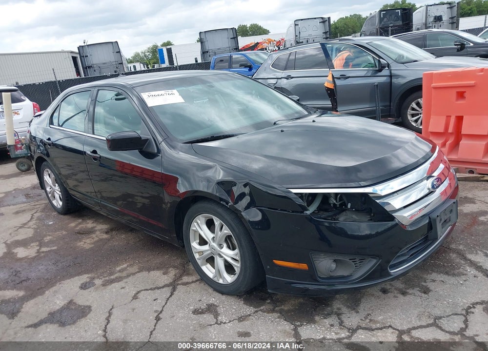2012 FORD FUSION SE VIN: 3FAHP0HA0CR121780