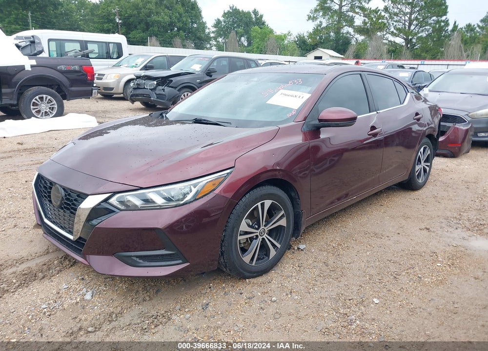2020 NISSAN SENTRA SV XTRONIC CVT VIN: 3N1AB8CVXLY240819