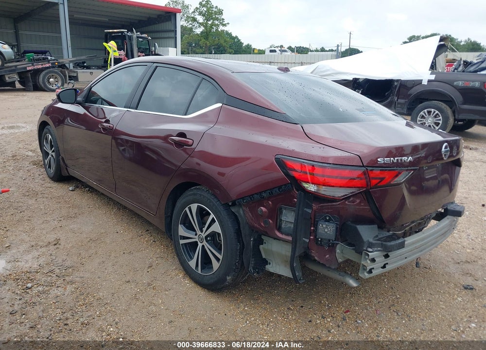 2020 NISSAN SENTRA SV XTRONIC CVT VIN: 3N1AB8CVXLY240819