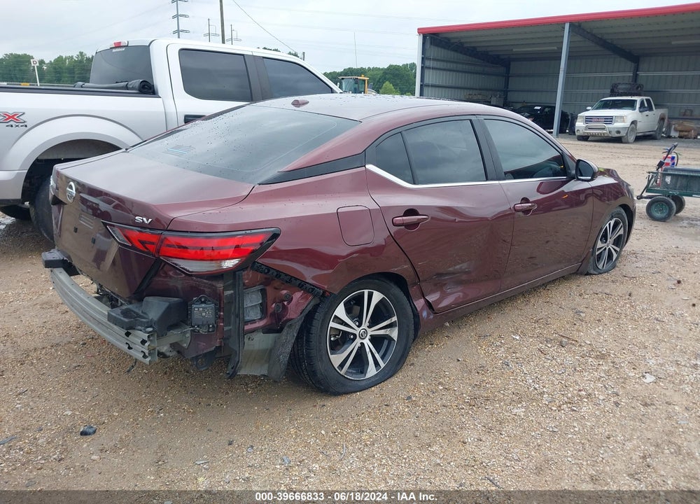 2020 NISSAN SENTRA SV XTRONIC CVT VIN: 3N1AB8CVXLY240819