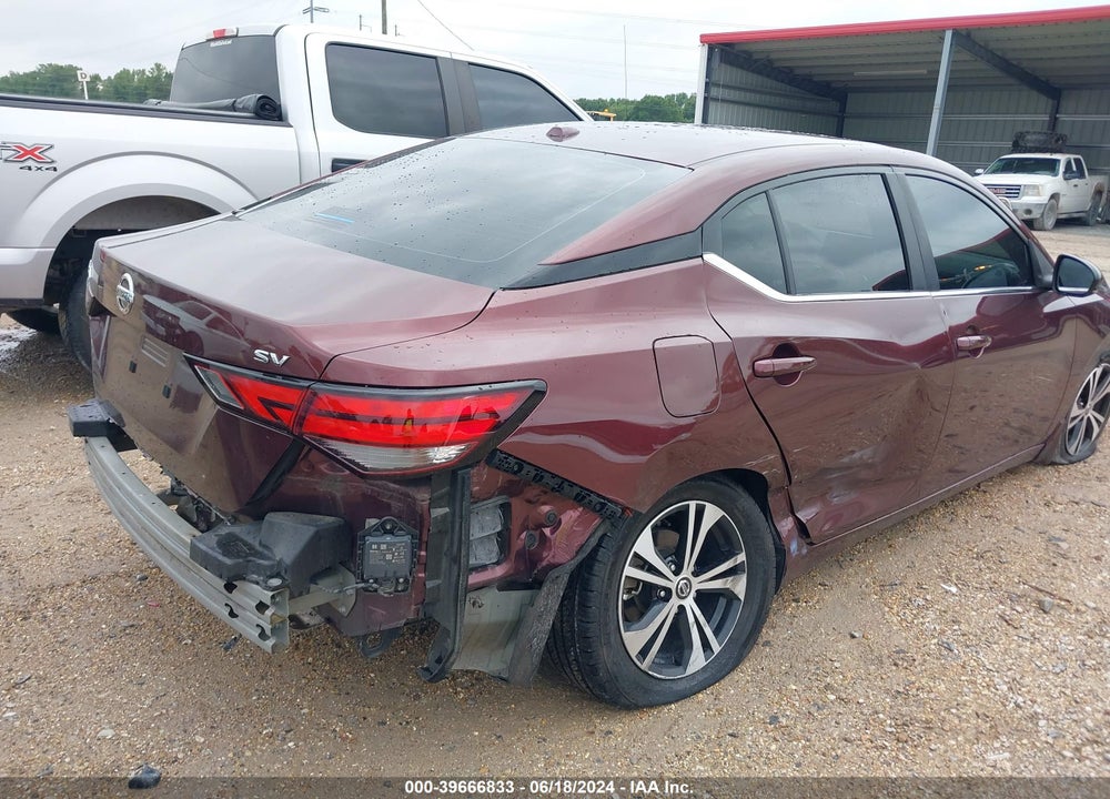 2020 NISSAN SENTRA SV XTRONIC CVT VIN: 3N1AB8CVXLY240819