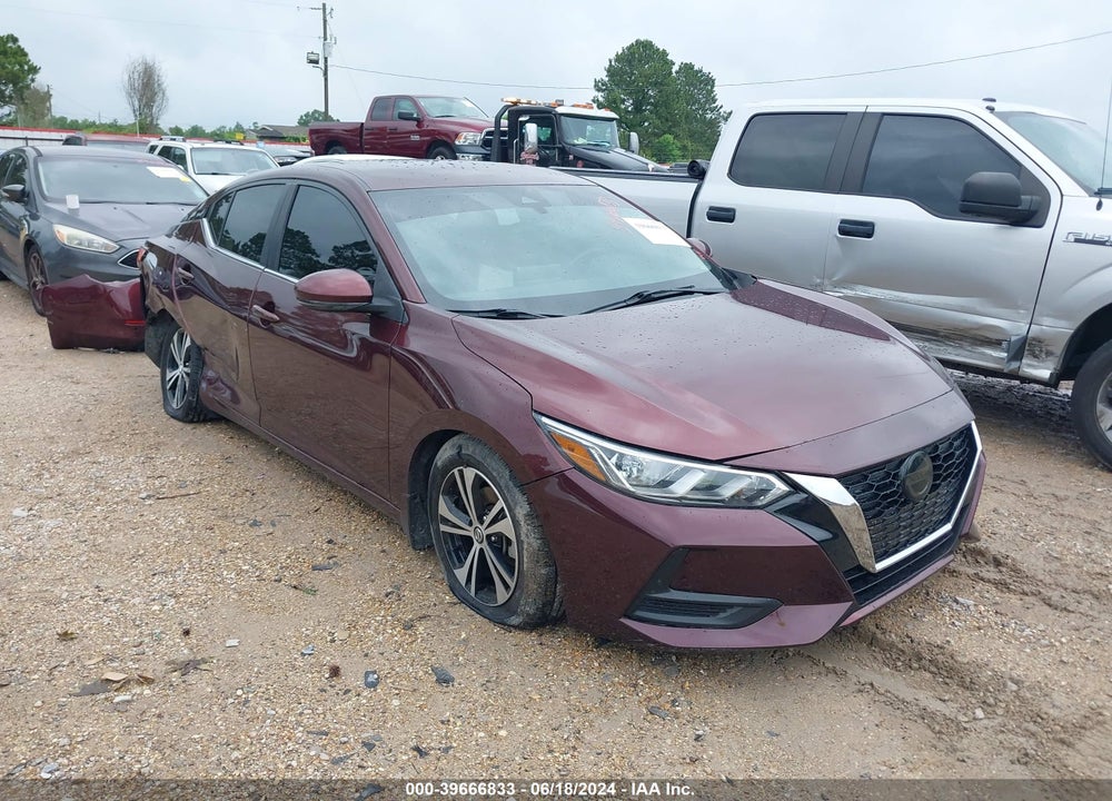 2020 NISSAN SENTRA SV XTRONIC CVT VIN: 3N1AB8CVXLY240819