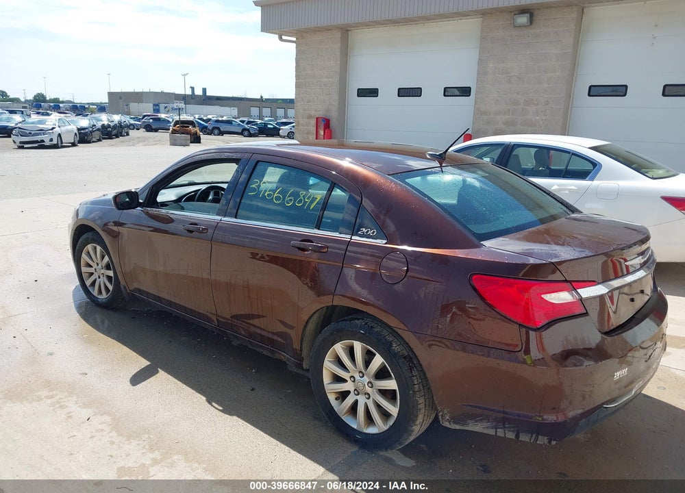 2012 CHRYSLER 200 VIN: 1C3CCBBB6CN226649