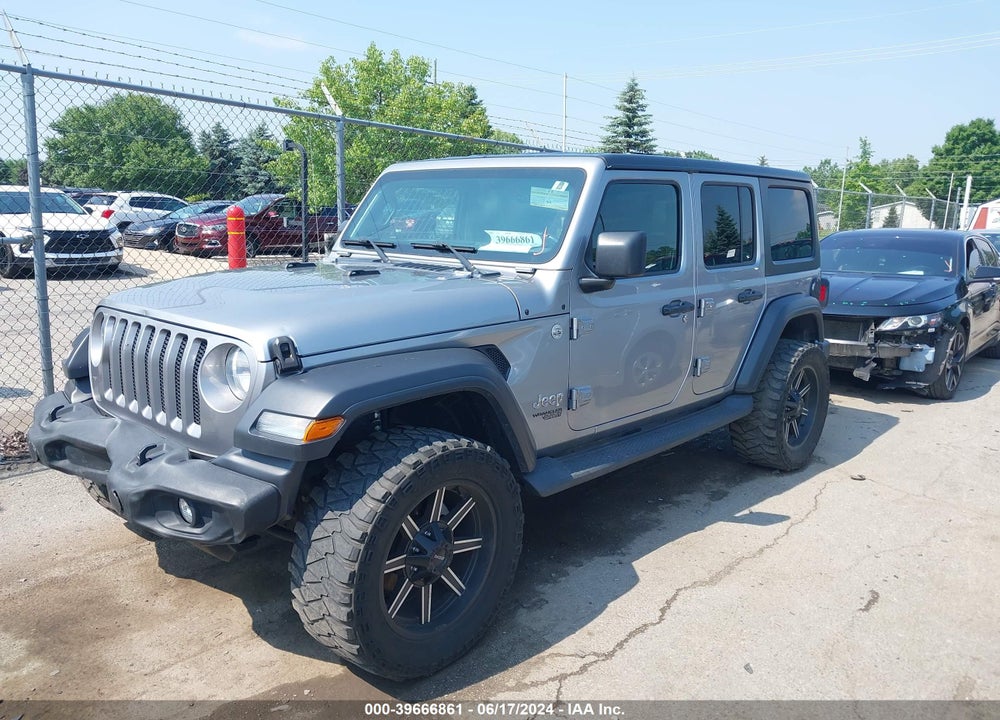 2018 JEEP WRANGLER UNLIMITED SPORT S 4X4 VIN: 1C4HJXDNXJW302974