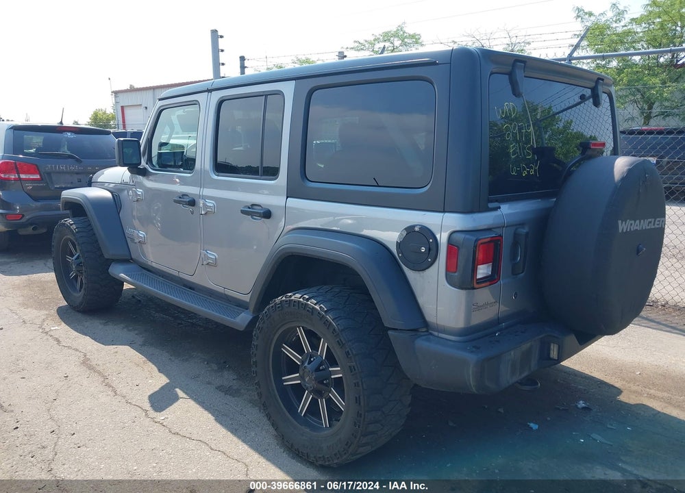 2018 JEEP WRANGLER UNLIMITED SPORT S 4X4 VIN: 1C4HJXDNXJW302974
