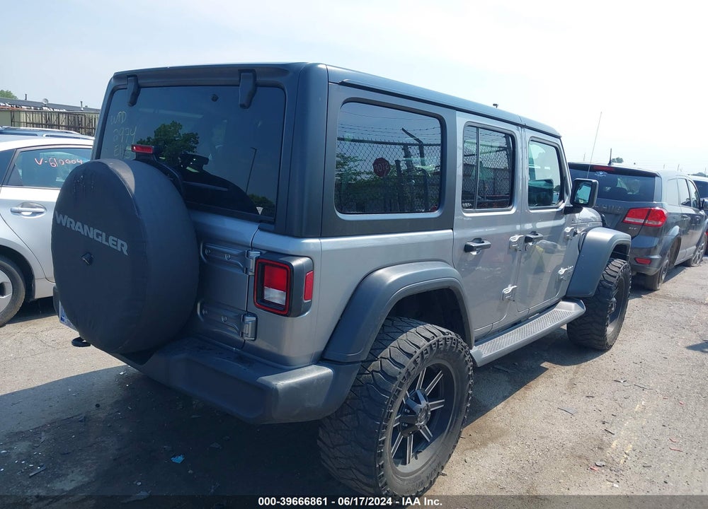 2018 JEEP WRANGLER UNLIMITED SPORT S 4X4 VIN: 1C4HJXDNXJW302974