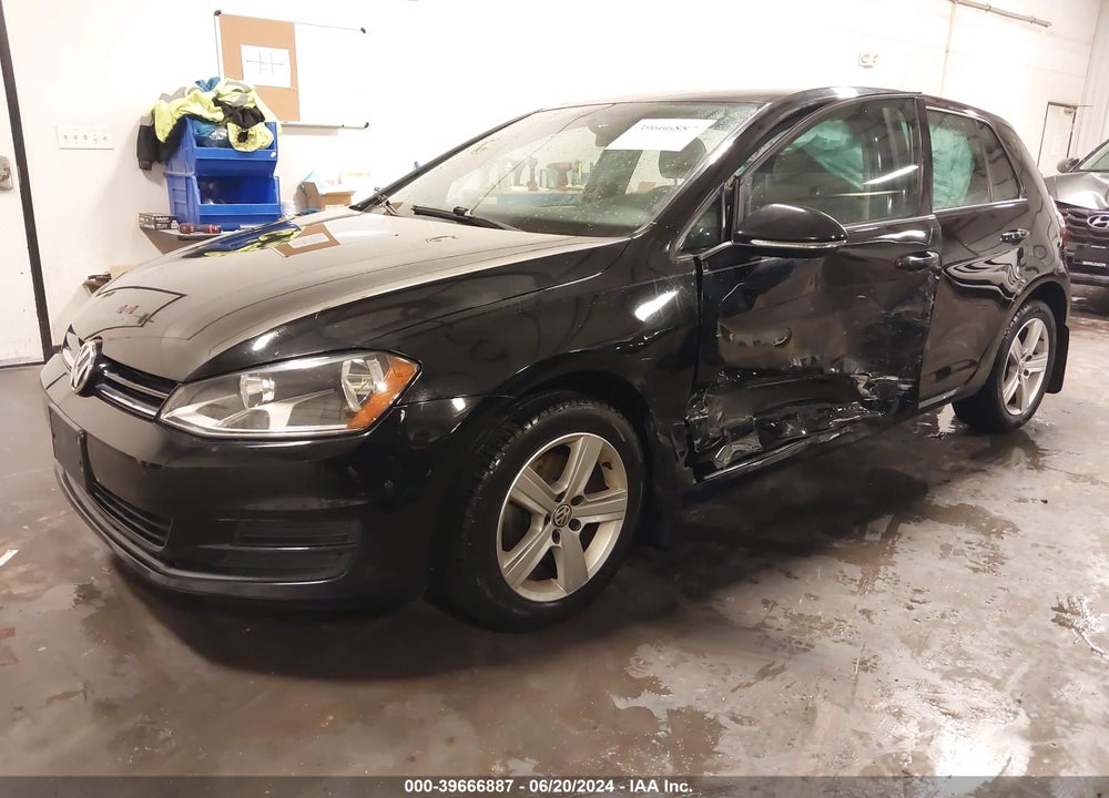 2015 VOLKSWAGEN GOLF TDI S 4-DOOR VIN: 3VWRA7AU3FM064437