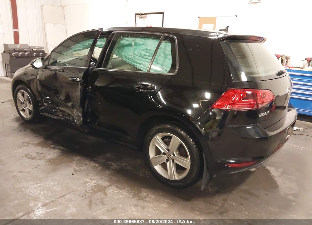 2015 VOLKSWAGEN GOLF TDI S 4-DOOR VIN: 3VWRA7AU3FM064437