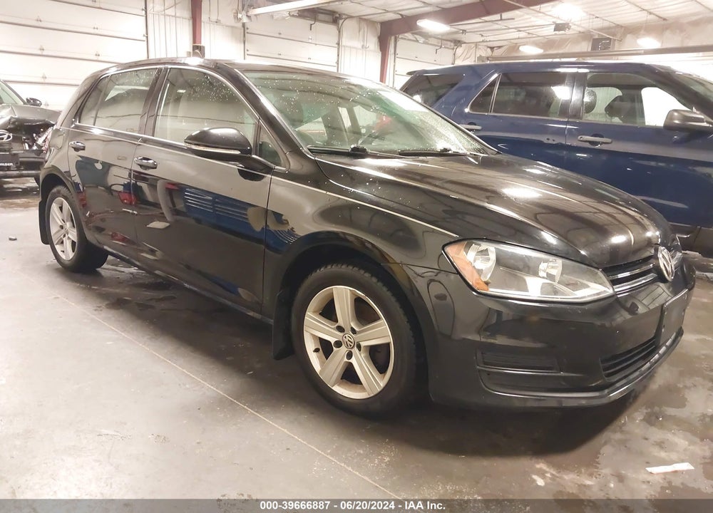2015 VOLKSWAGEN GOLF TDI S 4-DOOR VIN: 3VWRA7AU3FM064437